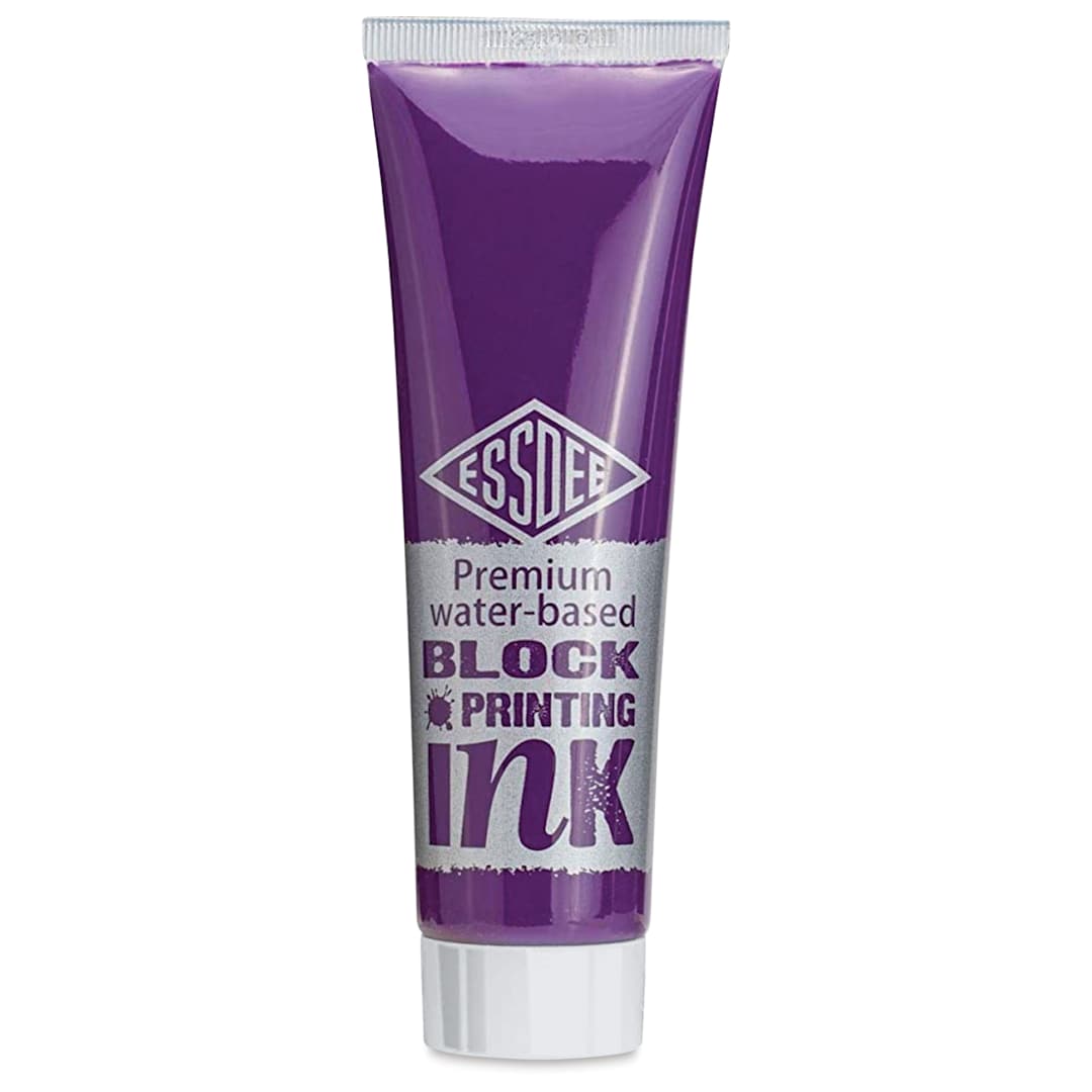 Open in modal - Essdee Premium Water-Based Block Printing Inks - Purple, 100 ml Tube