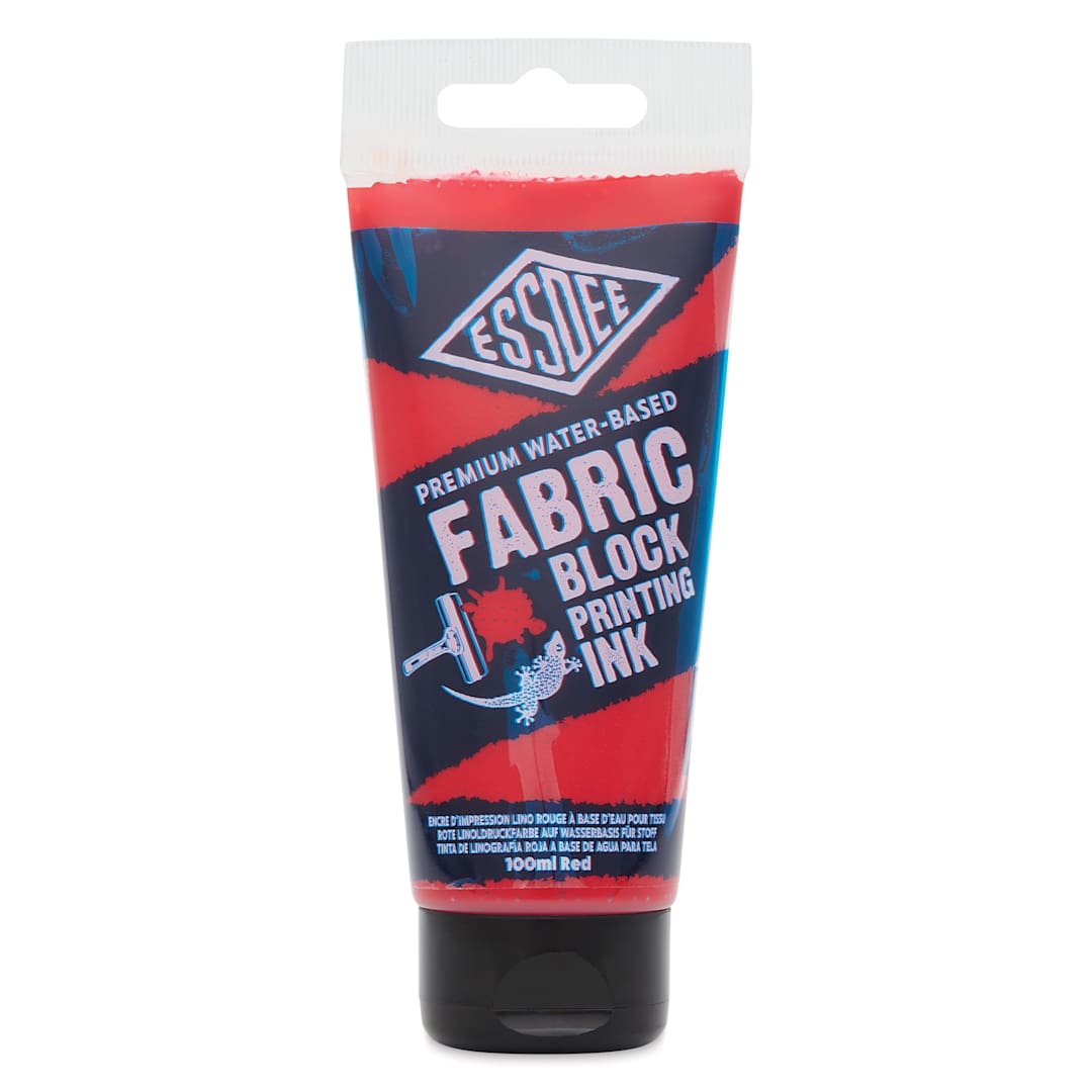 Open in modal - Essdee Fabric Block Printing Ink - Red, 100 ml Tube