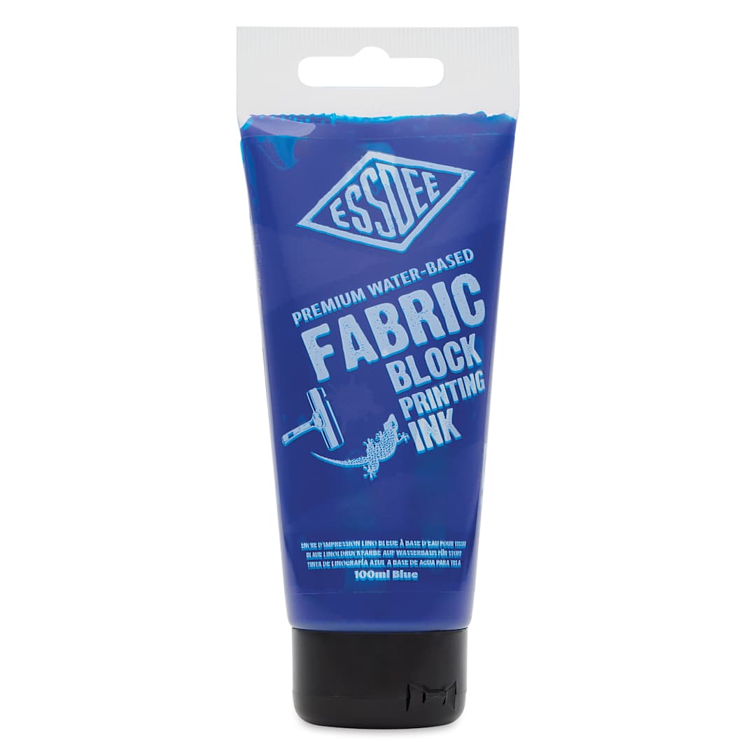 Open in modal - Essdee Fabric Block Printing Ink - Blue, 100 ml Tube