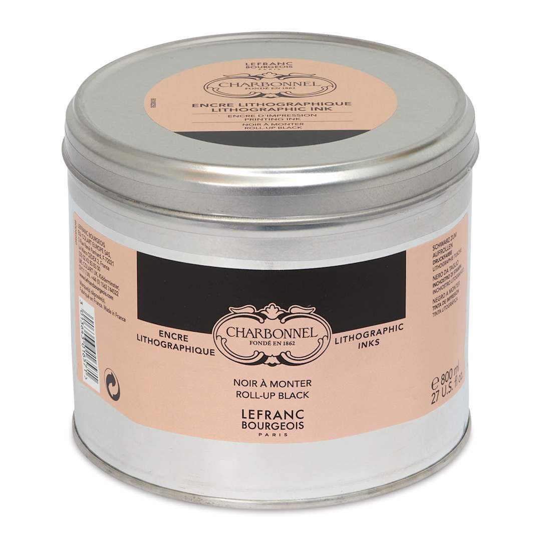 Open in modal - Charbonnel Lithographic Roll-Up Ink - Black, 800 ml