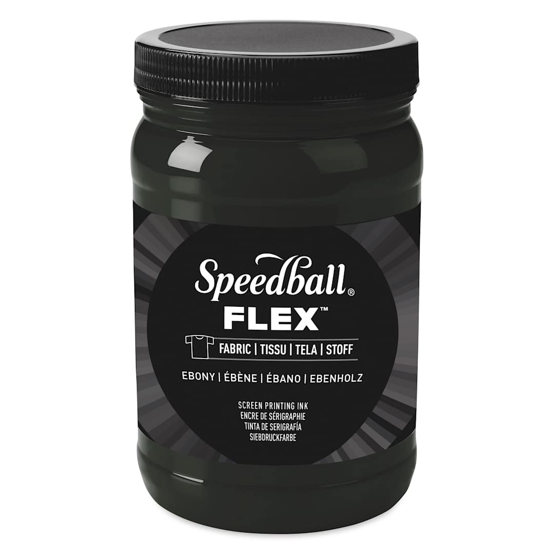 Open in modal - Speedball Flex Screen Printing Fabric Ink - Ebony, 32 oz