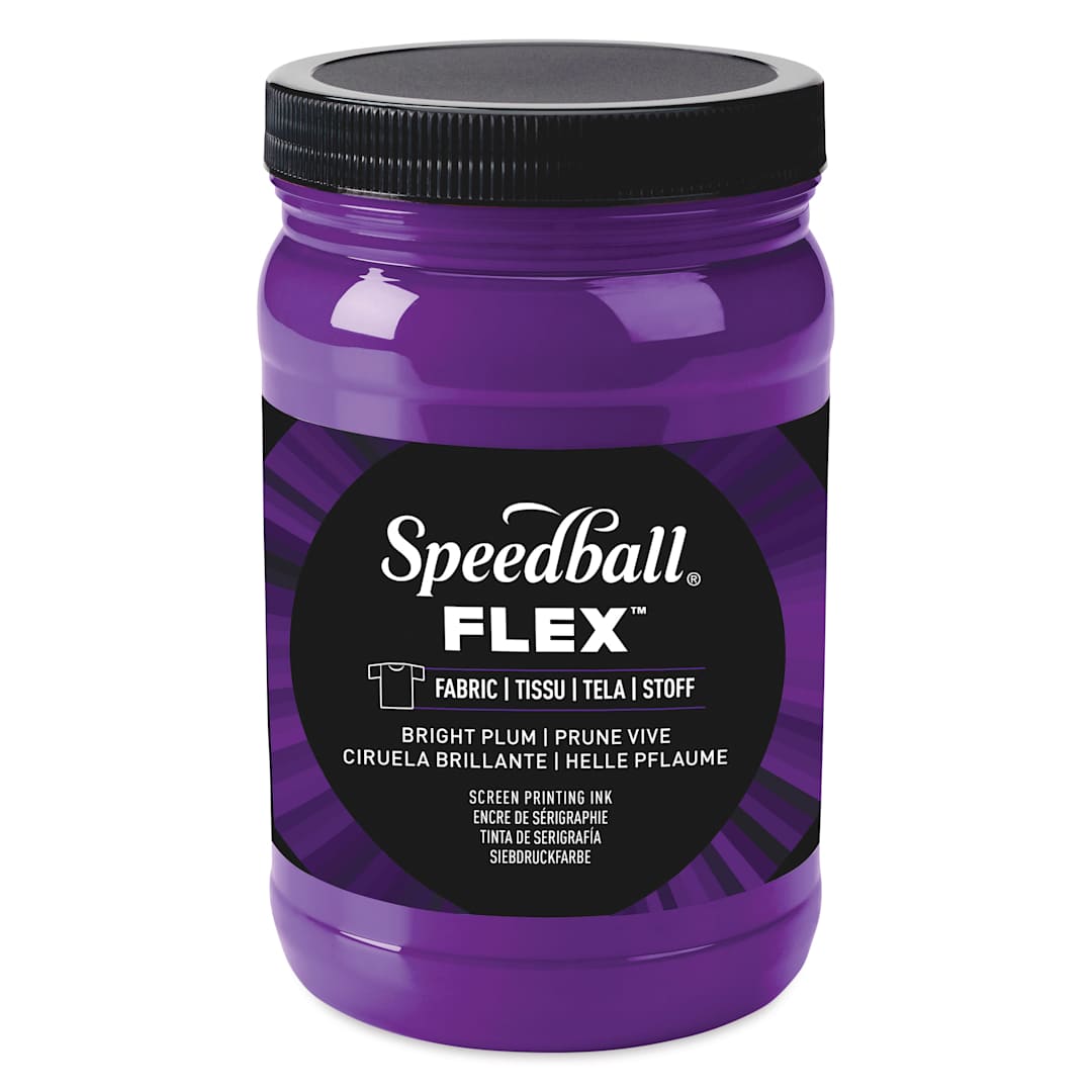 Open in modal - Speedball Flex Screen Printing Fabric Ink - Bright Plum, 32 oz