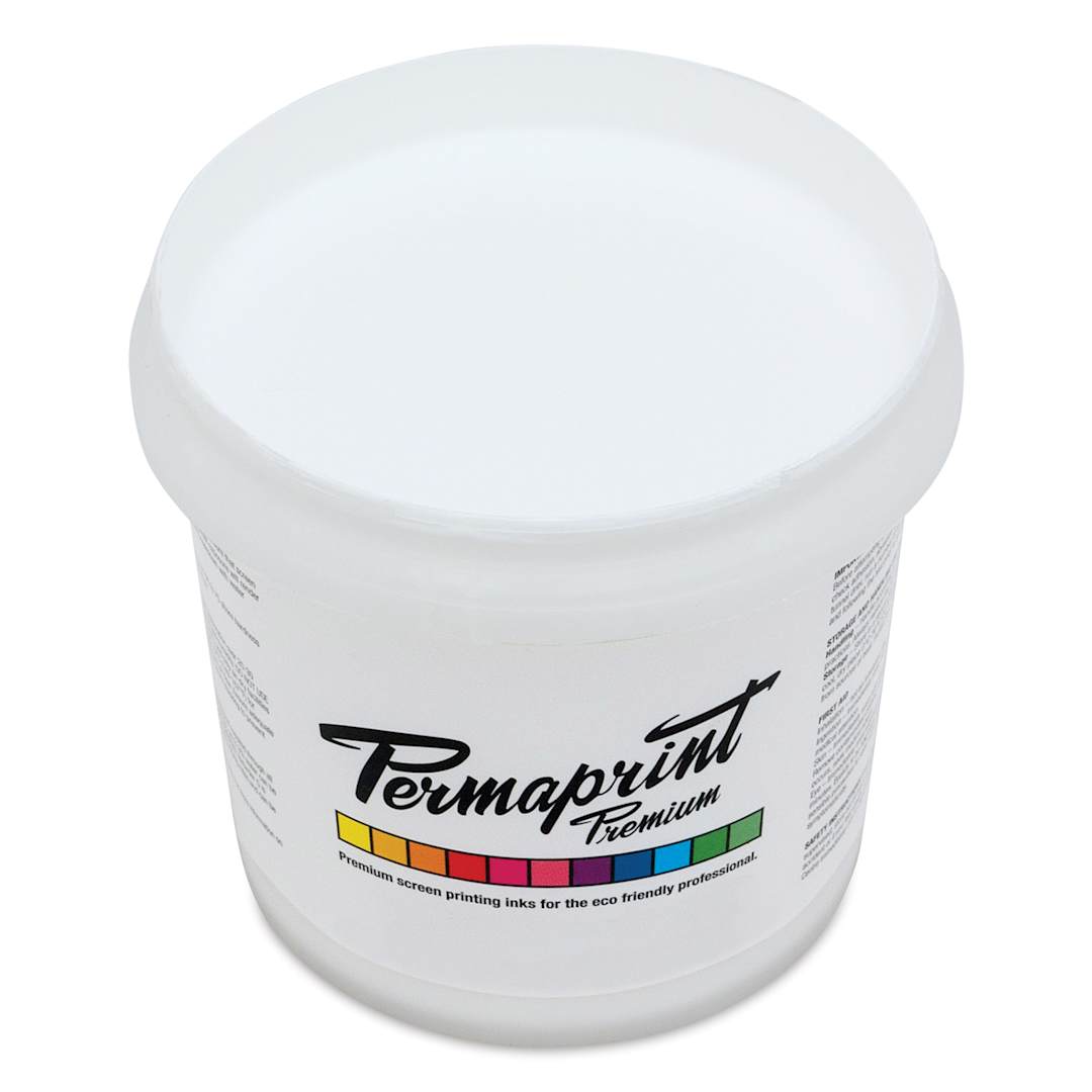 Open in modal - Permaprint Premium Screen Ink - Opaque White, 1 L