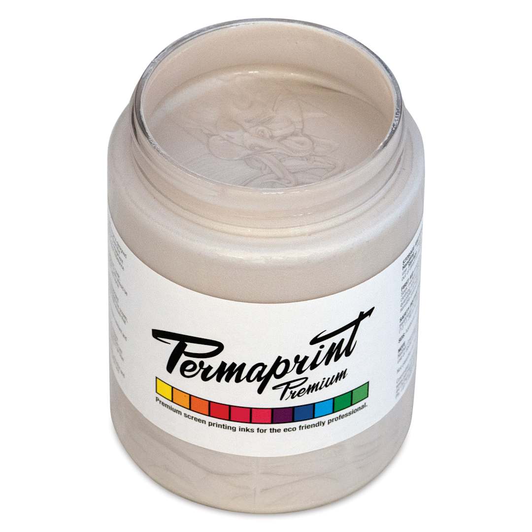 Open in modal - Permaprint Premium Screen Ink - Pearl White, 300 ml