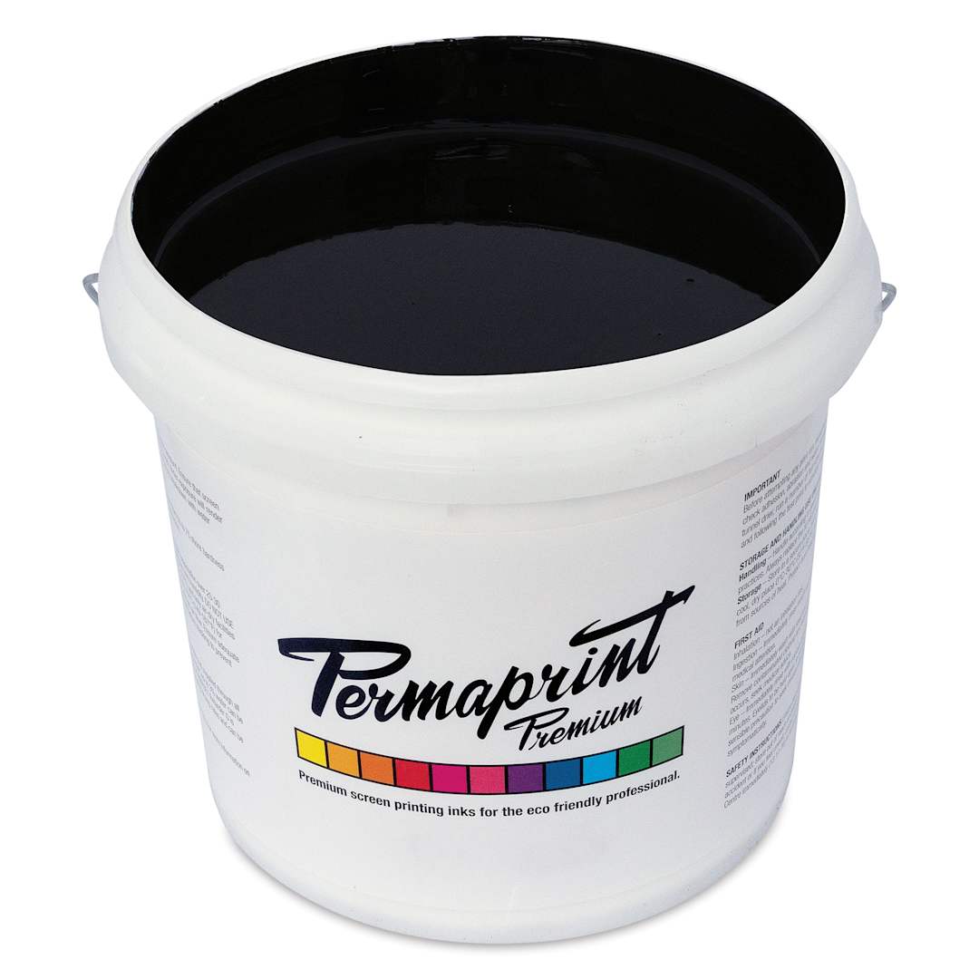 Open in modal - Permaprint Premium Screen Ink - Aquatone Black, 4 L