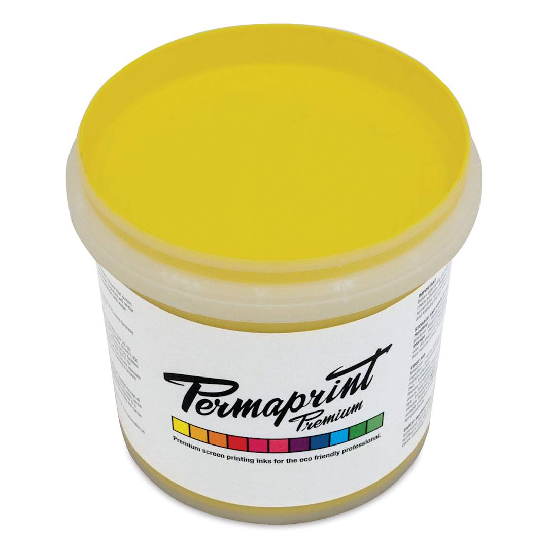 Open in modal - Permaprint Premium Screen Ink - Aquatone Yellow G/S Primrose, 1 L