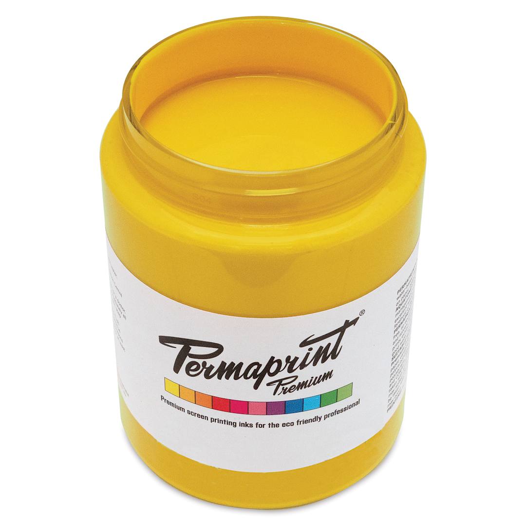 Open in modal - Permaprint Premium Screen Ink - Aquatone Yellow R/S Golden Yellow, 300 ml