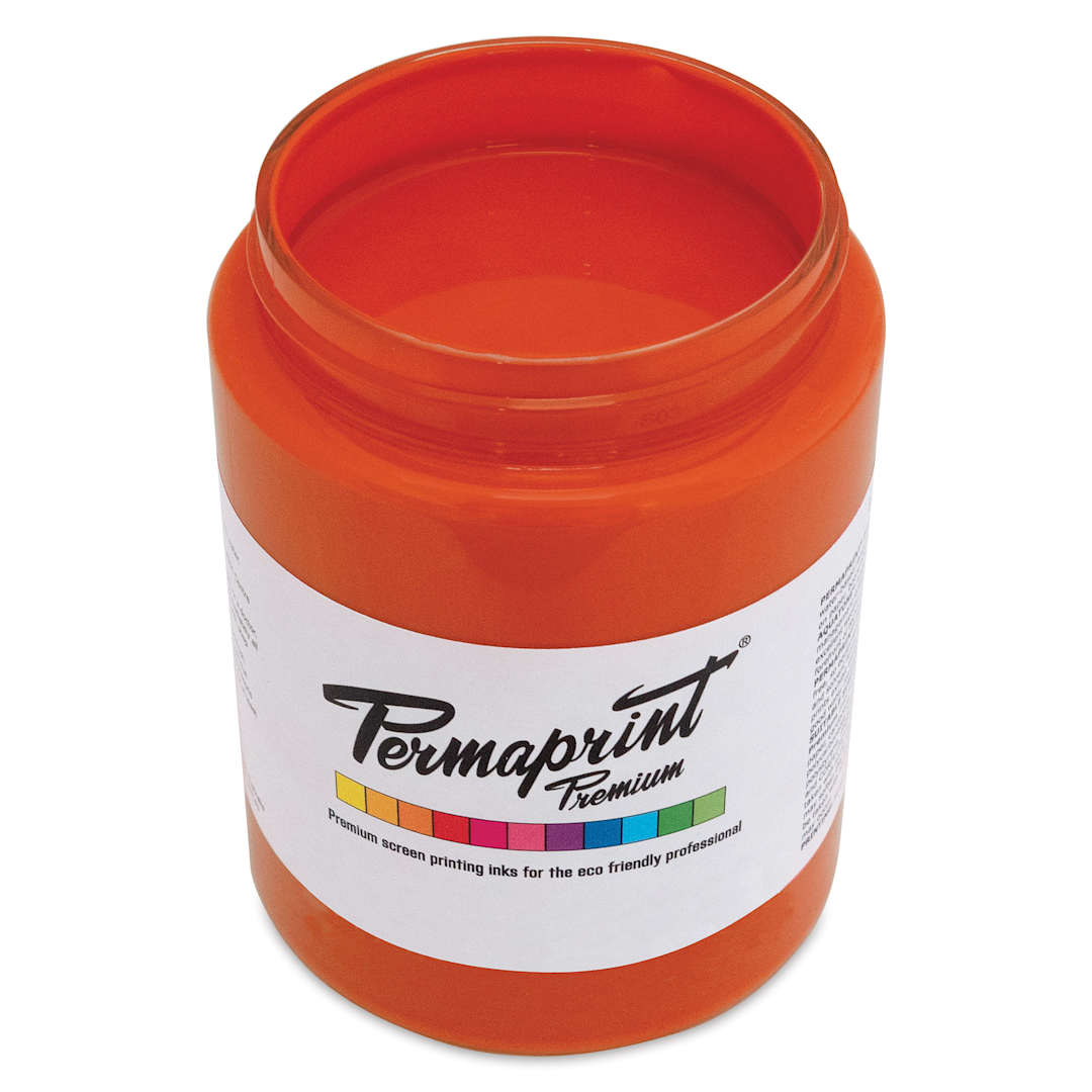 Open in modal - Permaprint Premium Screen Ink - Aquatone Orange, 300 ml