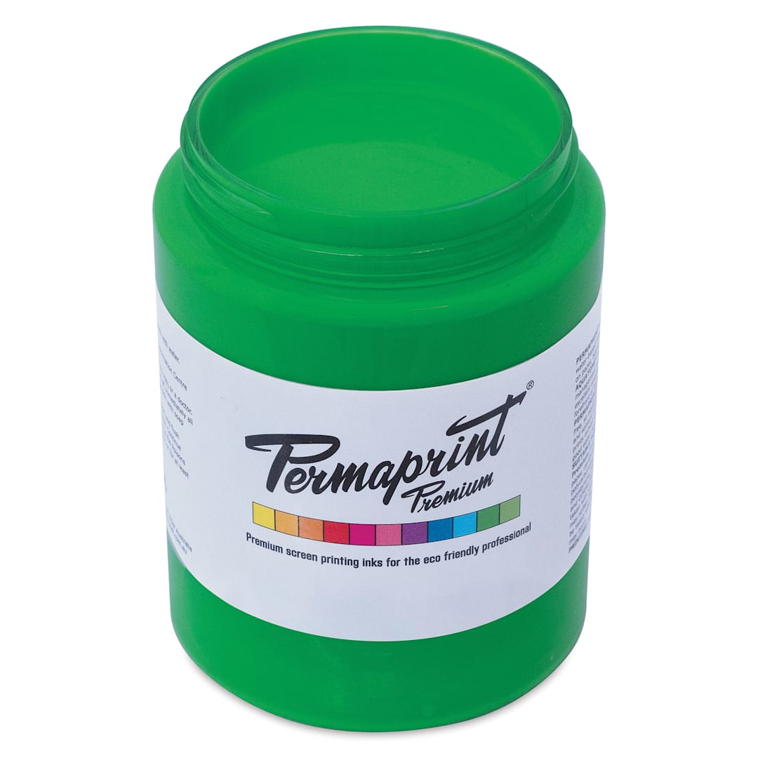 Open in modal - Permaprint Premium Screen Ink - Glow Green, 300 ml