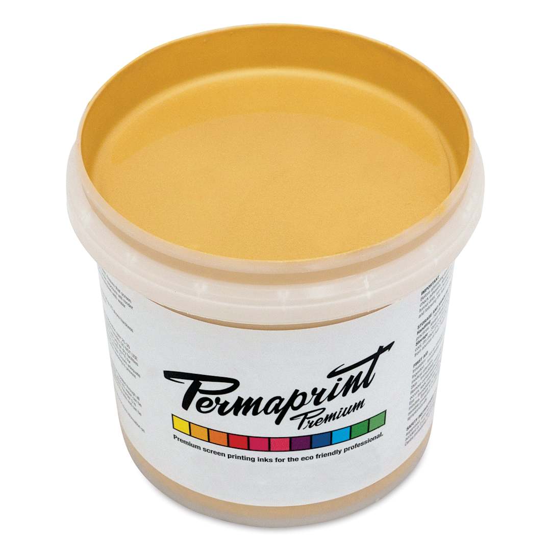Open in modal - Permaprint Premium Screen Ink - Pearl Gold, 1 L