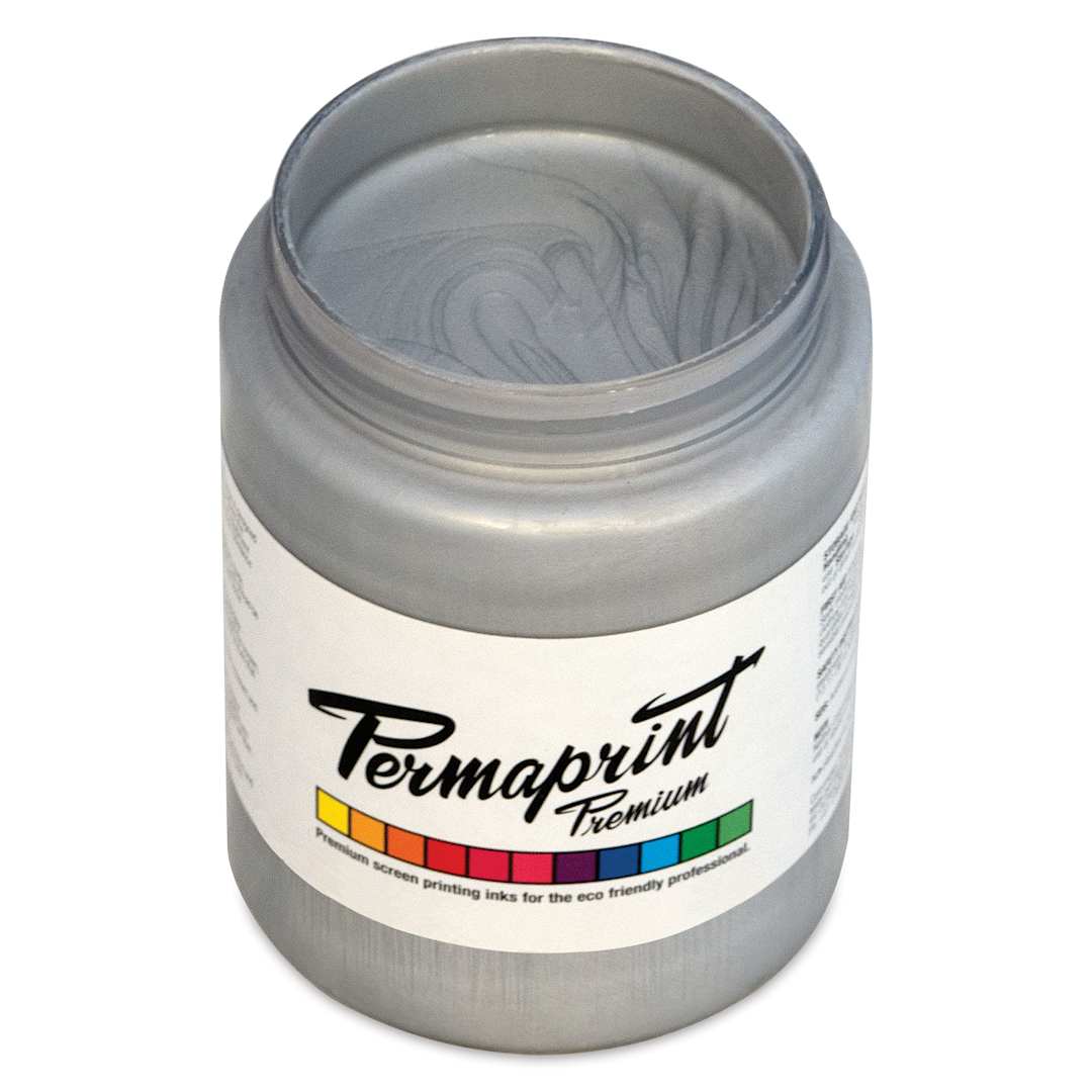 Open in modal - Permaprint Premium Screen Ink - Pearl Silver, 300 ml