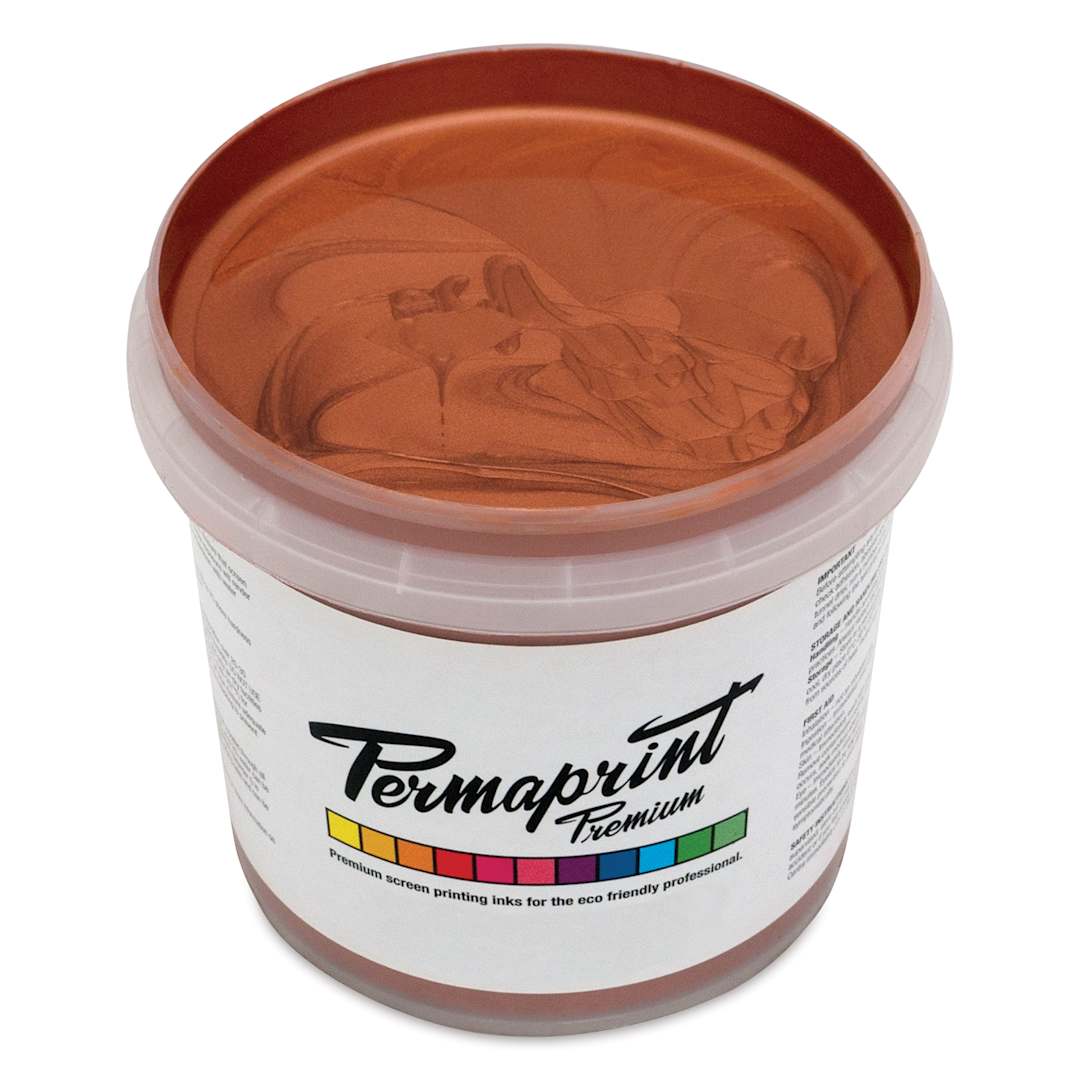 Open in modal - Permaprint Premium Screen Ink - Pearl Copper, 1 L