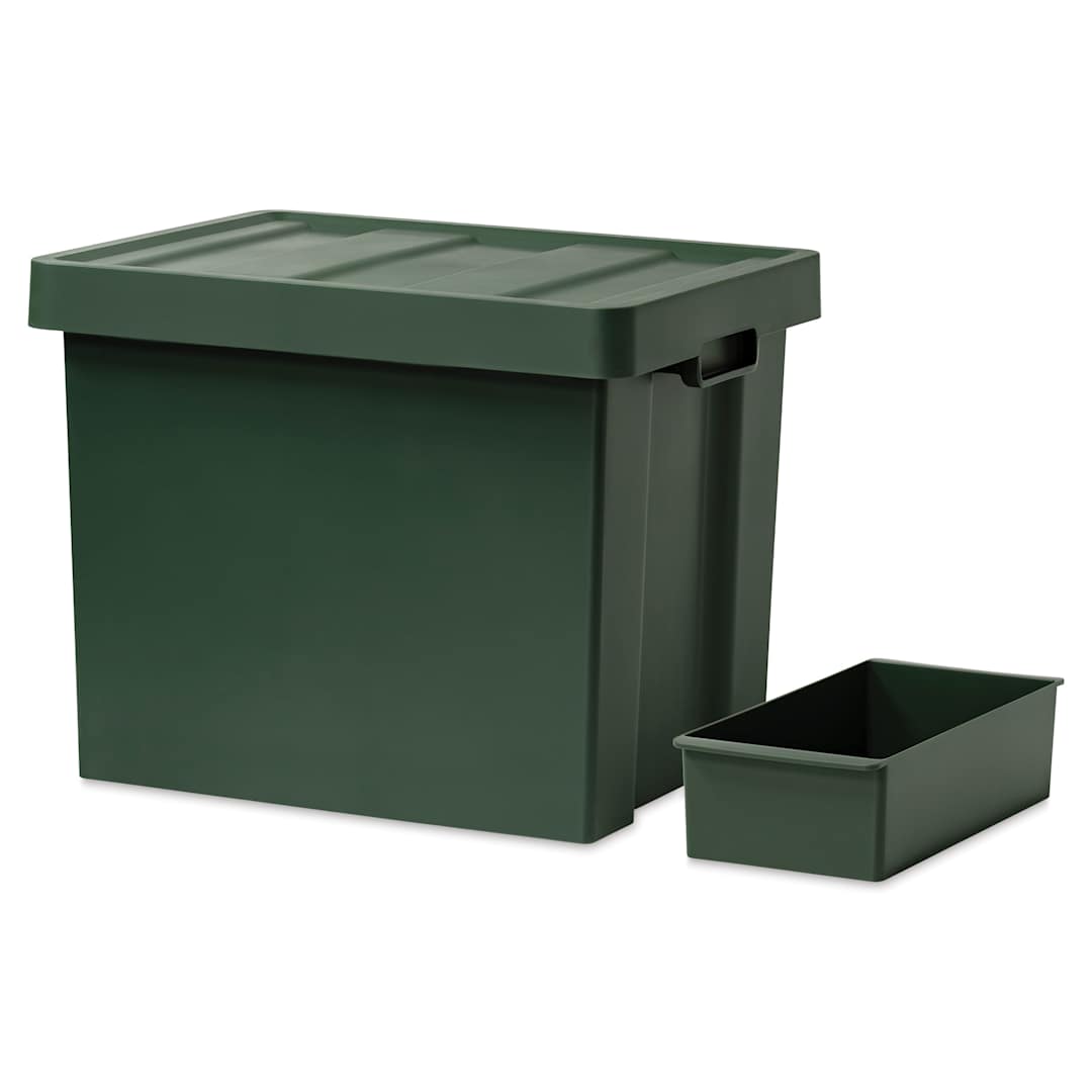 Open in modal - Like-It Store-Up Container with Tray - Deep, Green