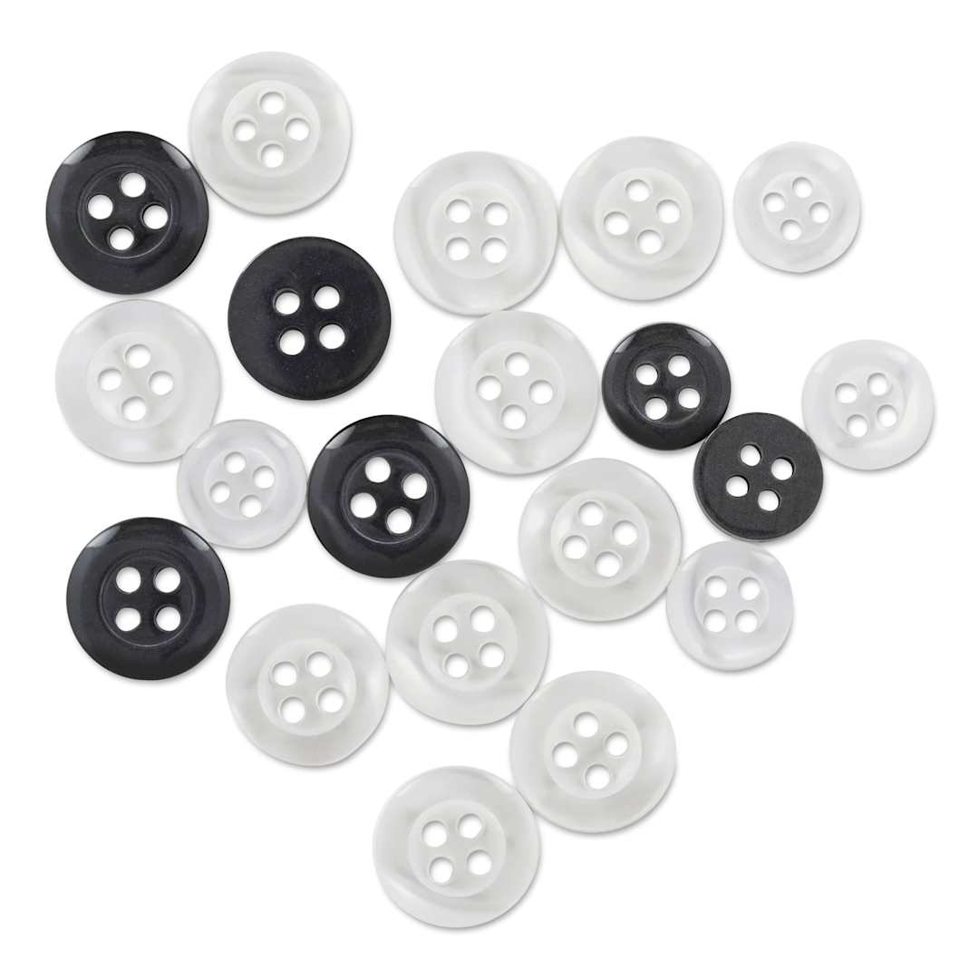 Open in modal - Dritz Shirt Buttons - Pkg of 20