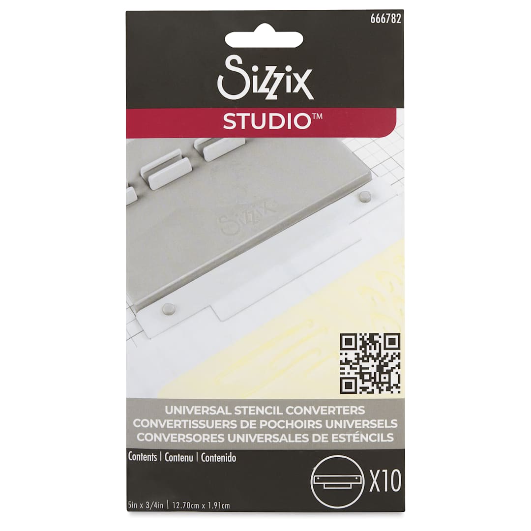 Open in modal - Sizzix Studio Stencil Converters, front of packaging