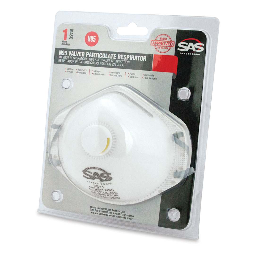 Open in modal - SAS Safety N95 Valved Particulate Respirator, Pkg of 1