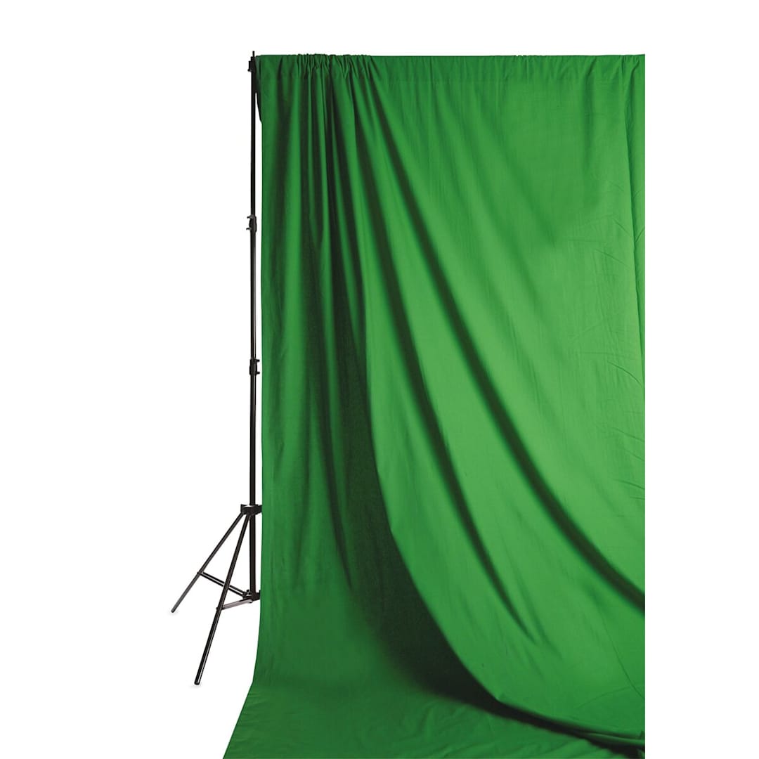 Open in modal - Savage Solid Muslin Backdrop - Chrome Green, 10 ft x 24 ft
