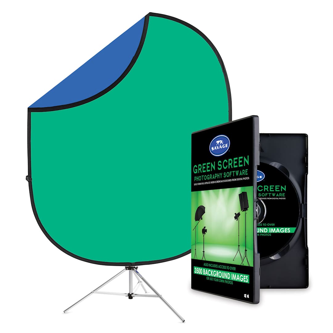 Open in modal - Savage Green Screen Photography Kit - Components of Digital Photography Kit