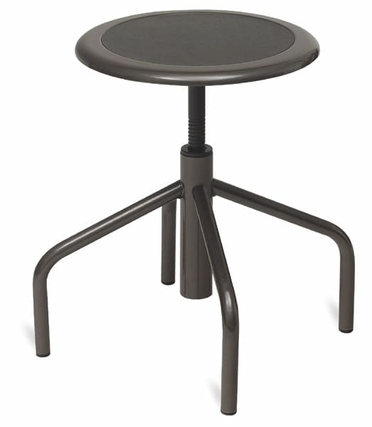 Open in modal - Safco Workspace Diesel Industrial Stools - Front view of Low Base Stool
