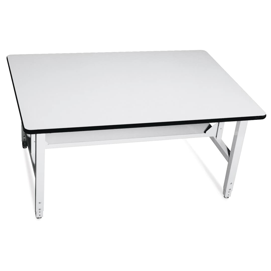Open in modal - Debcor Adjustable Art & Activity Table - 60" x 42" x 1-1/4", Rounded Edge Top
