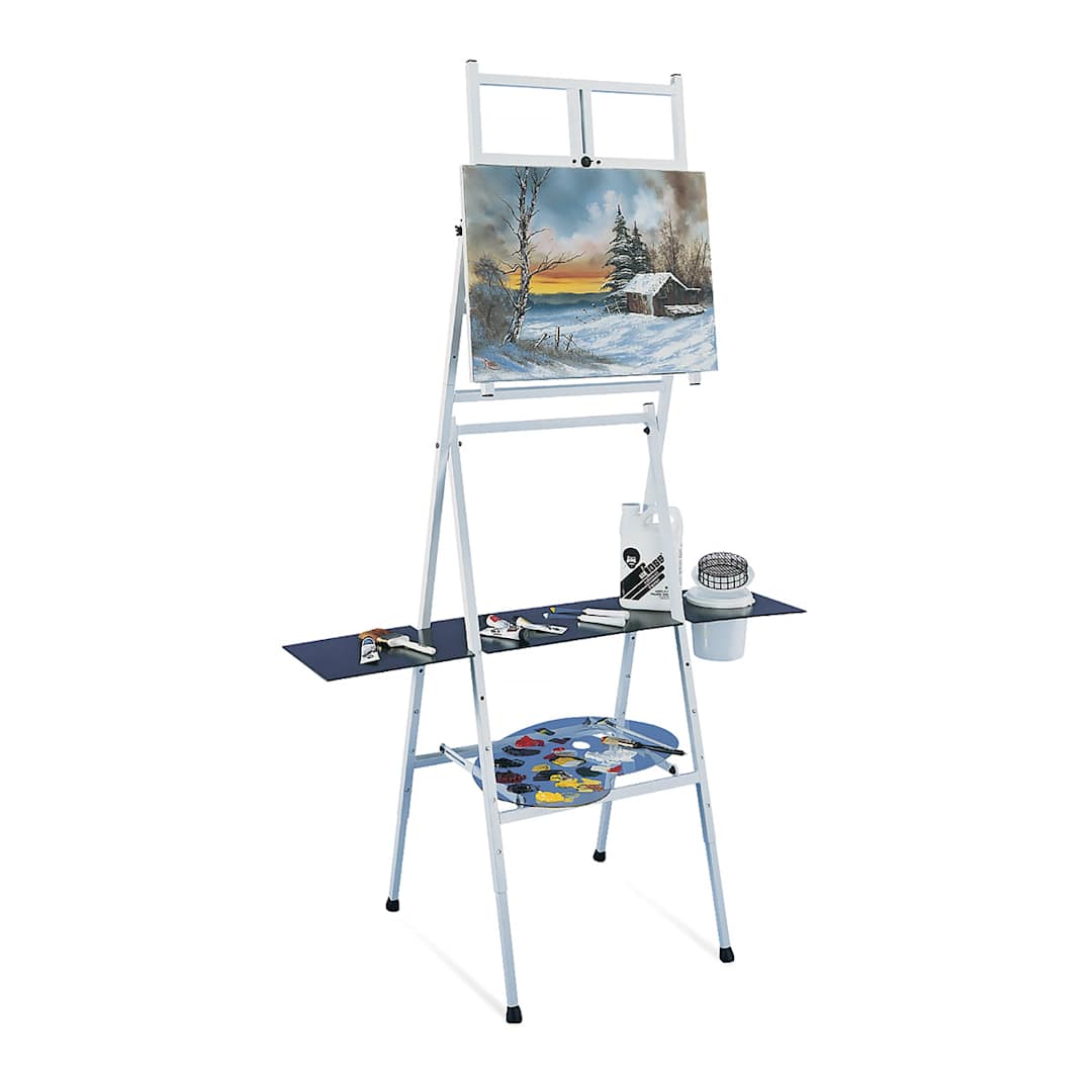Open in modal - Bob Ross 2-in-1 Easel - White (art supplies not included)