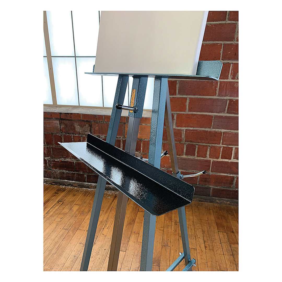 Open in modal - Klopfenstein Easel Tray - 4" x 20", attached to easel