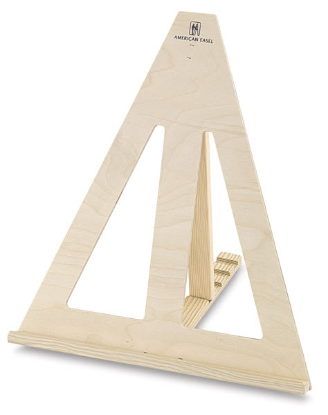 Open in modal - American Easel Table Top Easel - Front view of Easel standing upright