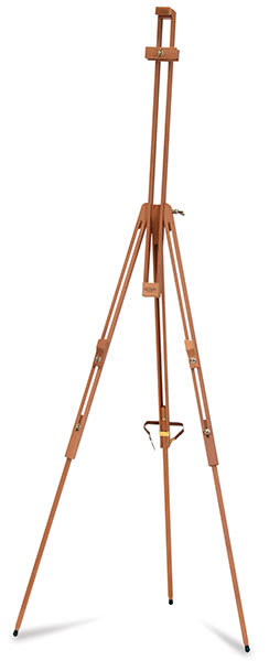 Open in modal - Large Basic Field Easel M-29 - Easel standing with mast raised