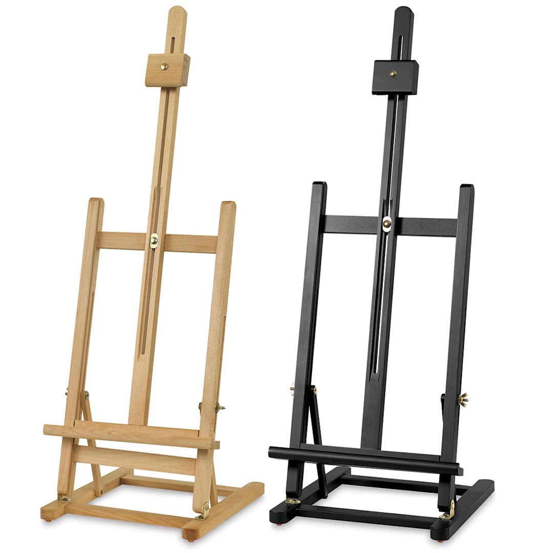 Open in modal - Blick Studio Tabletop Easel - Natural and Black