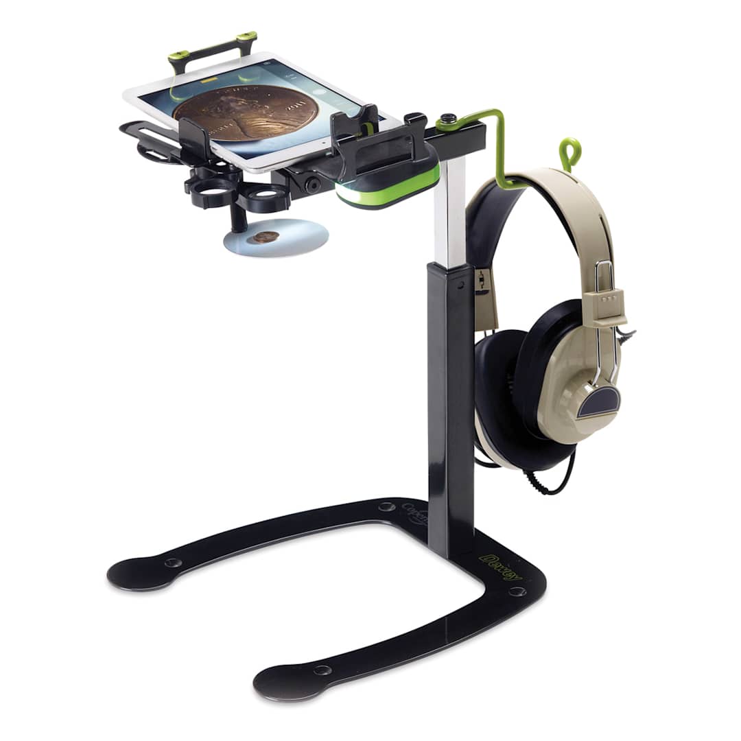 Open in modal - Copernicus Dewey the Document Camera Stand - Camera Stand with Microscope and Light (Headphones not included)