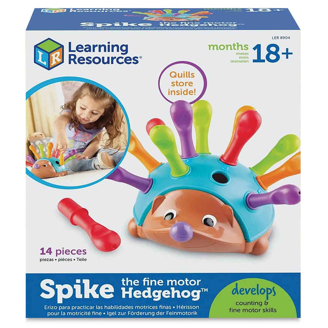 Open in modal - Learning Resources Spike the Fine Motor Hedgehog (front of packaging)