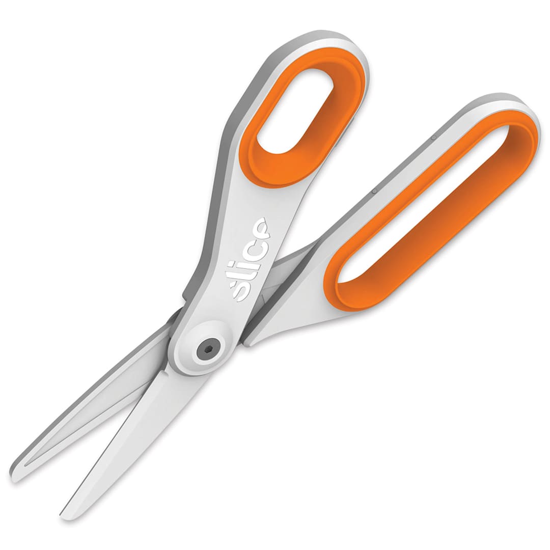Open in modal - Slice Ceramic Scissors, 7.8", Rounded Tip, Open
