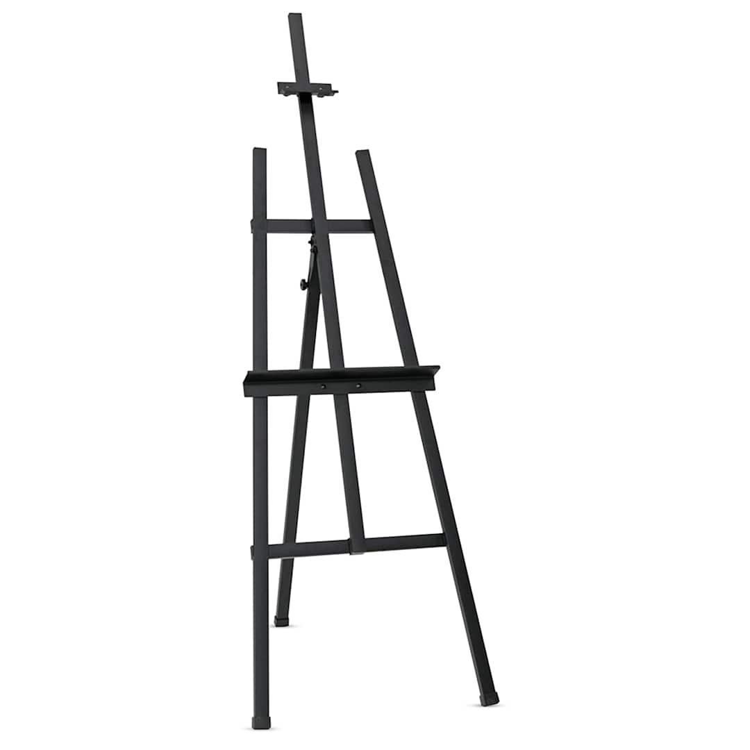 Open in modal - Studio Designs Metal Museum Easel - Black (Front of easel)