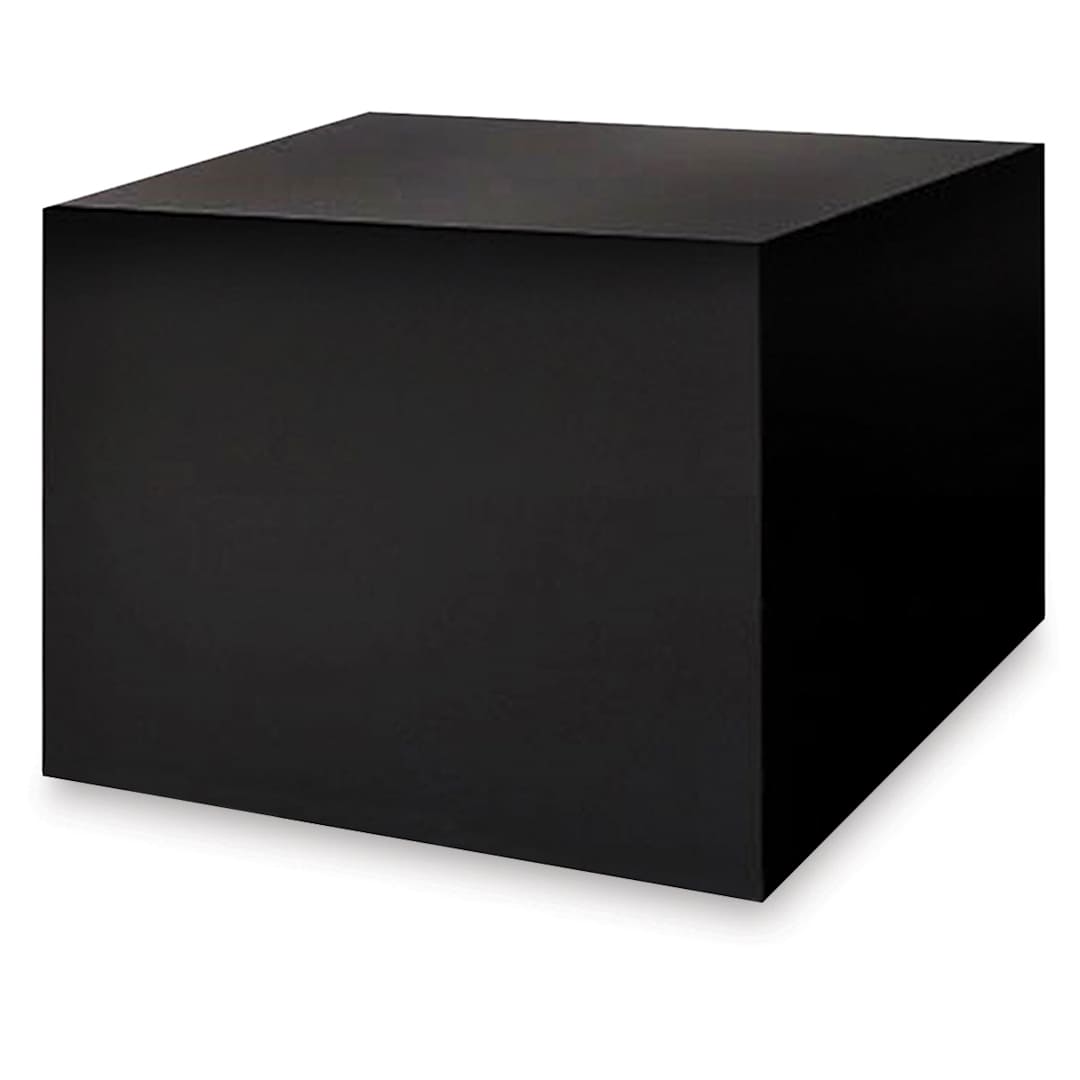 Open in modal - Xylem Laminate Pedestal - 15" x 15" x 12", Black