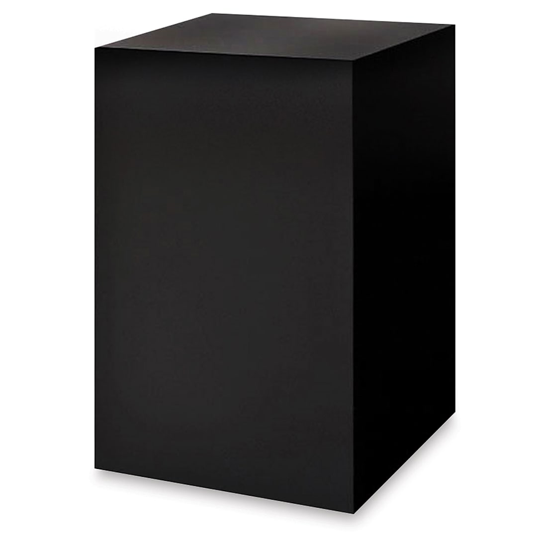 Open in modal - Xylem Laminate Pedestal - 15" x 15" x 24", Black