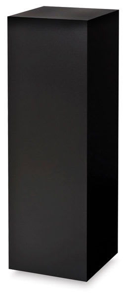 Open in modal - Black Laminate Pedestal - Angled view of Pedestal
