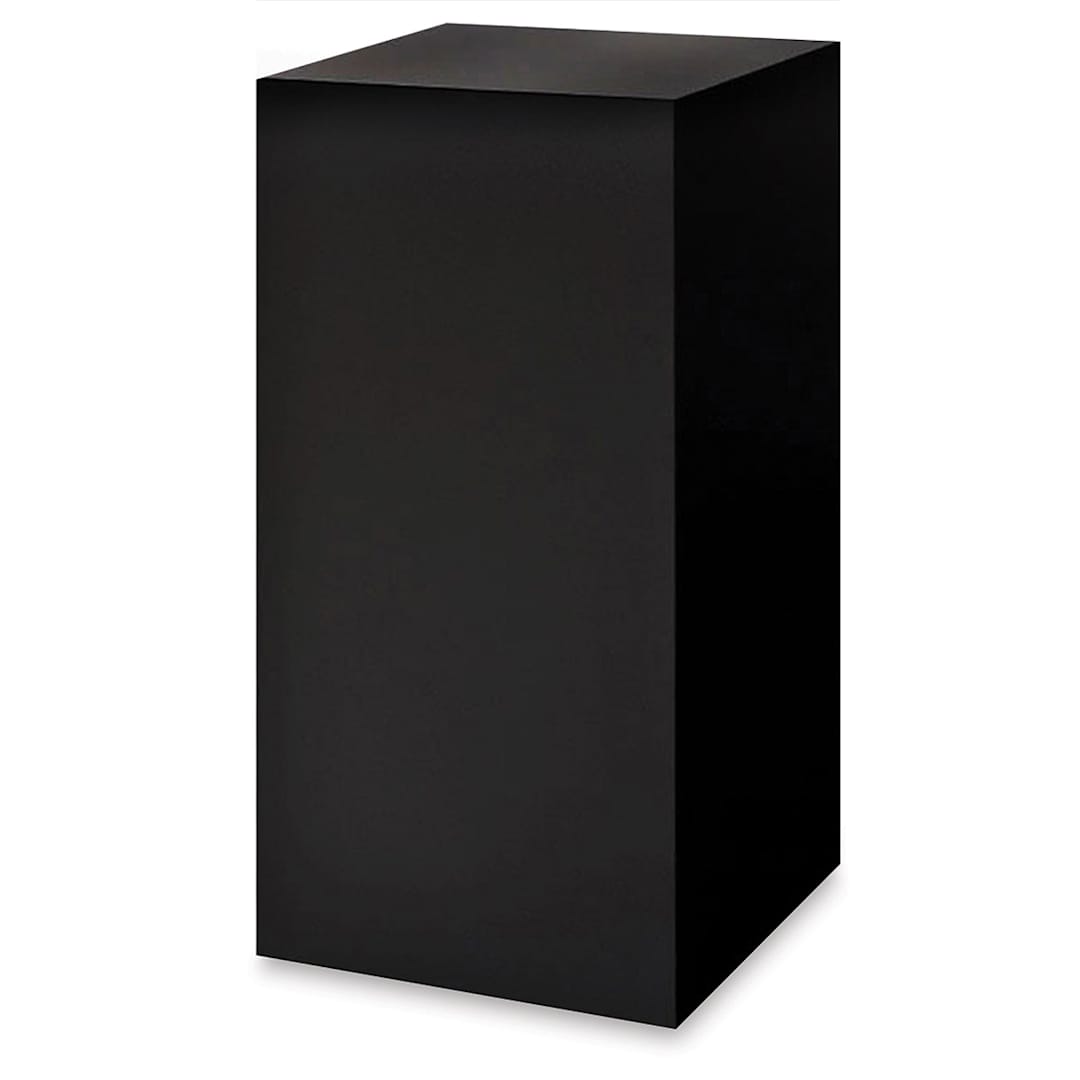 Open in modal - Xylem Laminate Pedestal - 15" x 15" x 30", Black