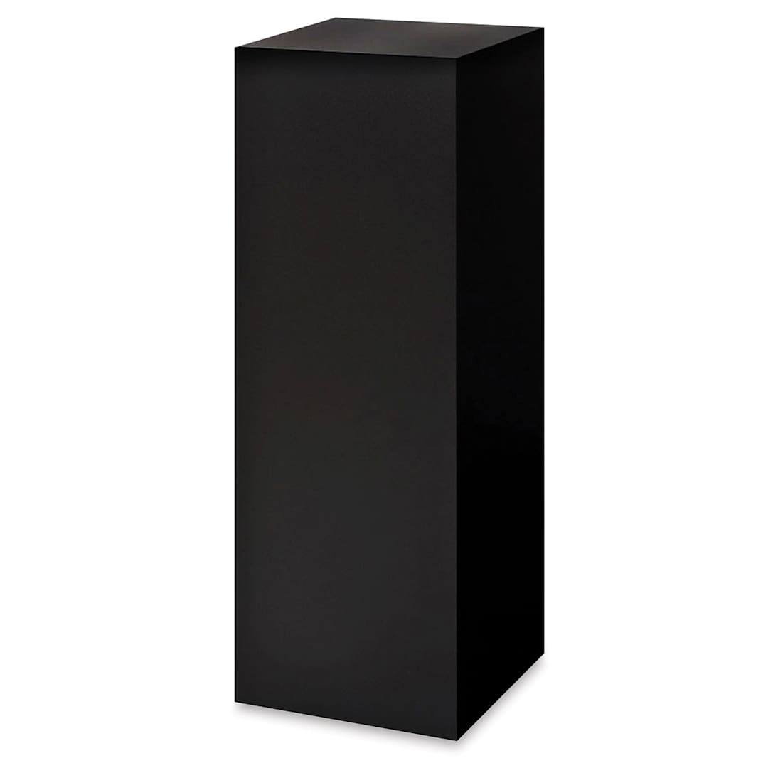 Open in modal - Xylem Laminate Pedestal - 15" x 15" x 36", Black