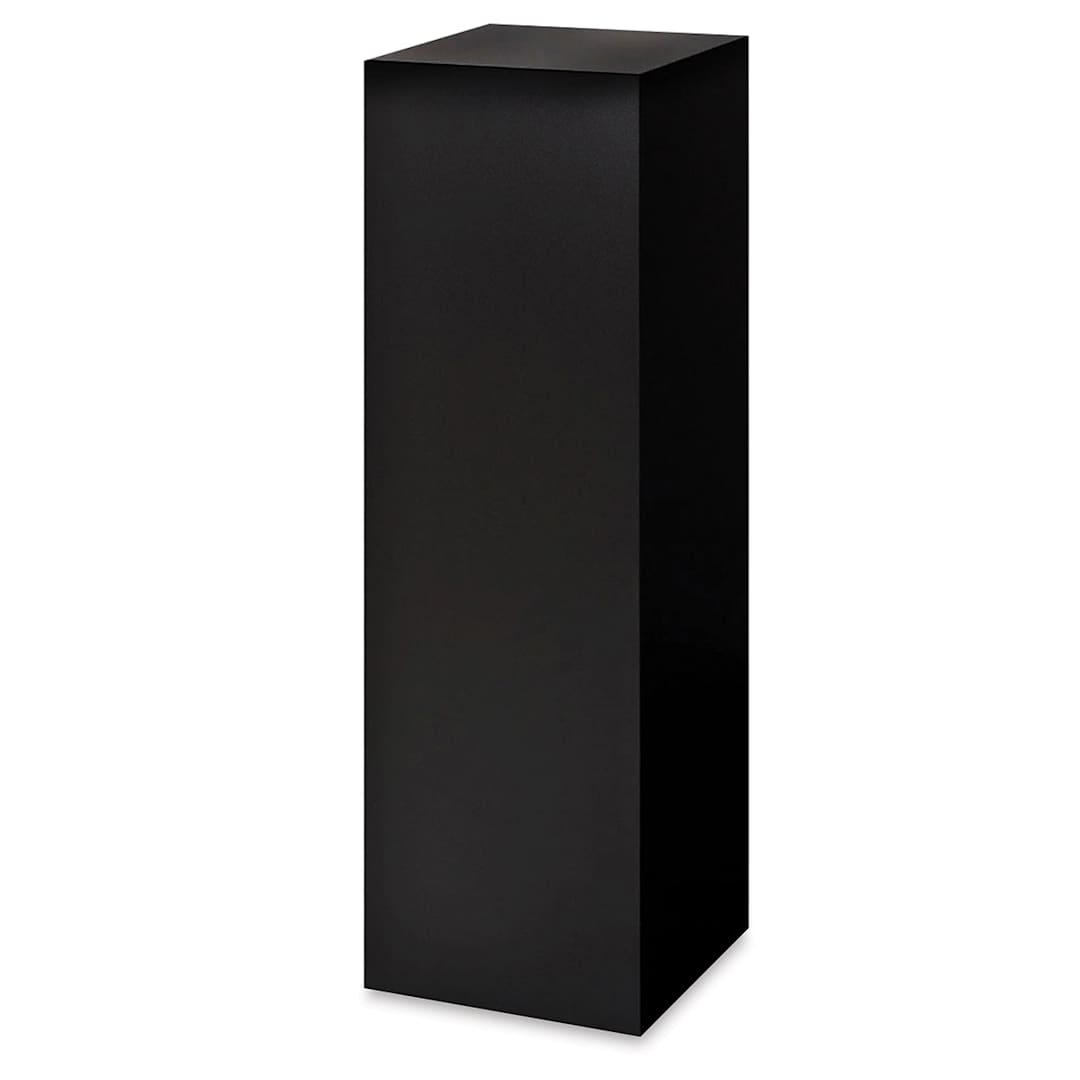 Open in modal - Xylem Laminate Pedestal - 15" x 15" x 42", Black