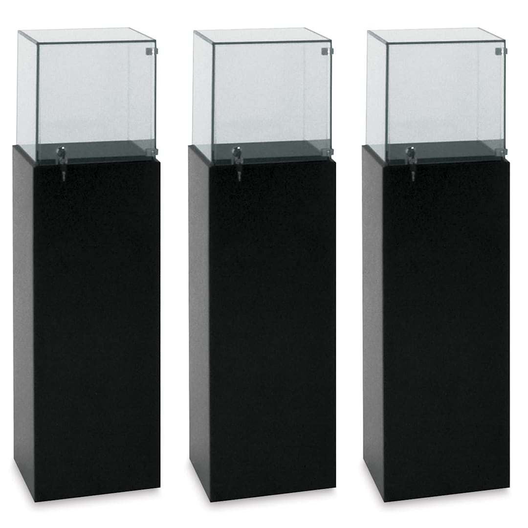 Open in modal - Techno Display Gallery Pedestals - 43", Small, Set of 3