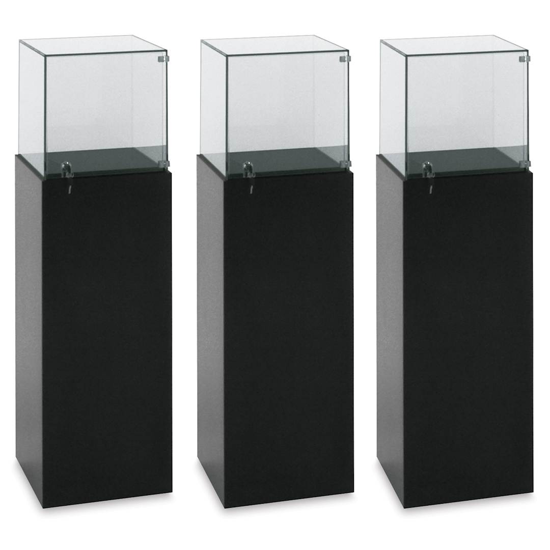 Open in modal - Techno Display Gallery Pedestals - 49 1/2", Medium, Set of 3