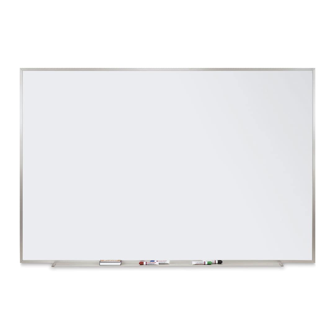 Open in modal - Ghent Dry Erase Chalkboard - 36" x 24", White Porcelainized, Wood Frame