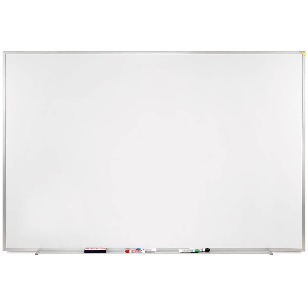 Open in modal - Ghent Dry Erase Chalkboard - 48" x 36", White Melamine