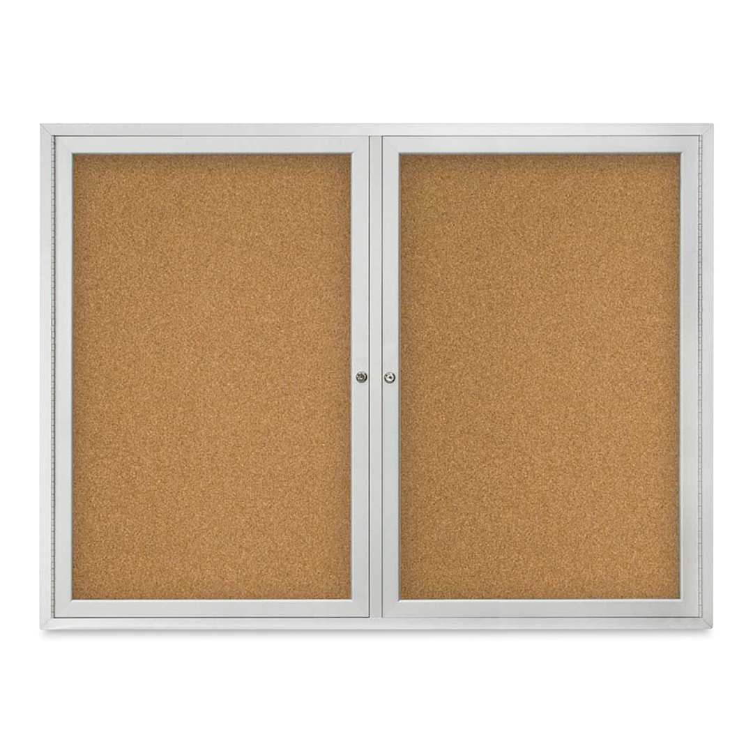 Open in modal - Outdoor Cork Board - 48" x 36", 2 Door