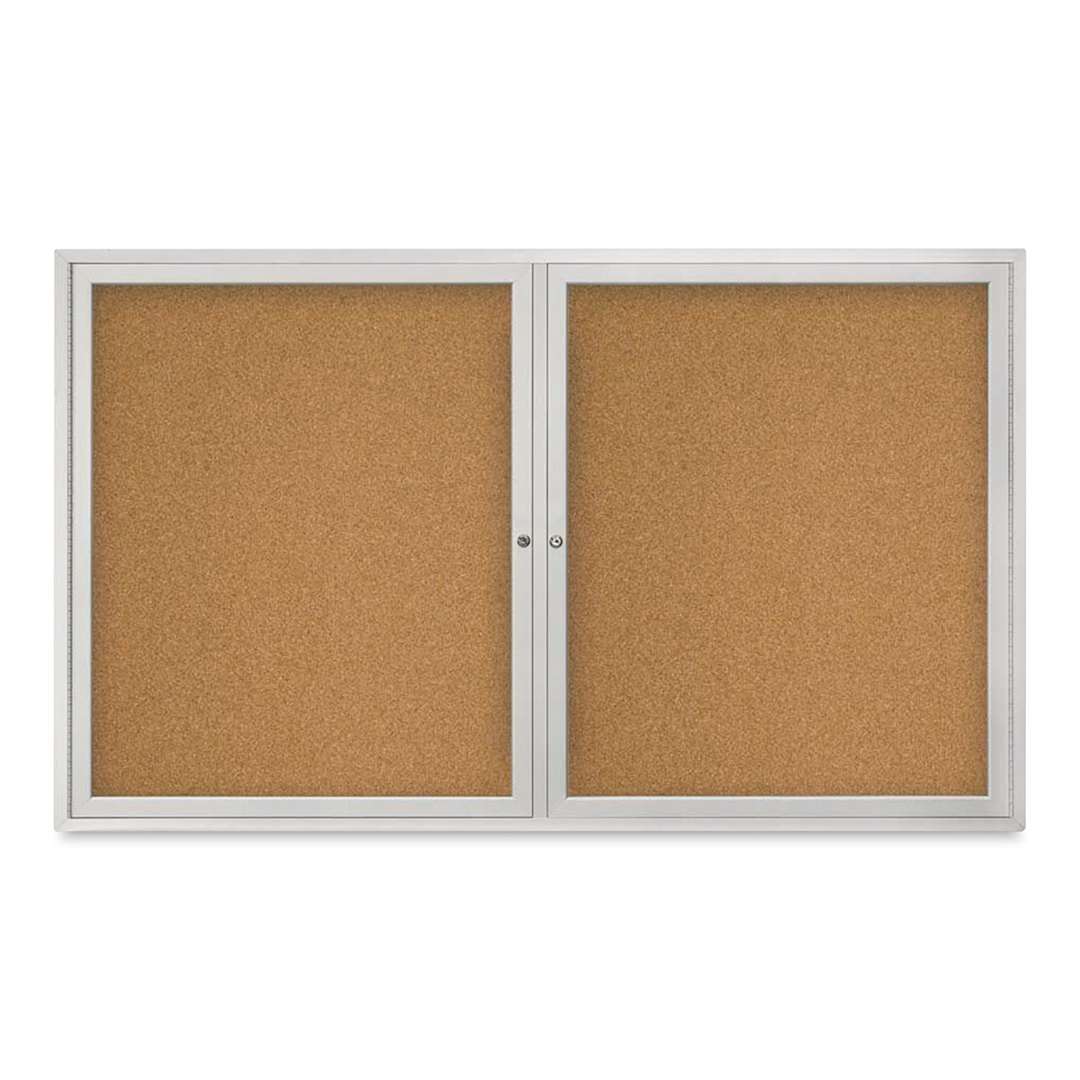 Open in modal - Outdoor Cork Board - 60" x 36", 2 Door