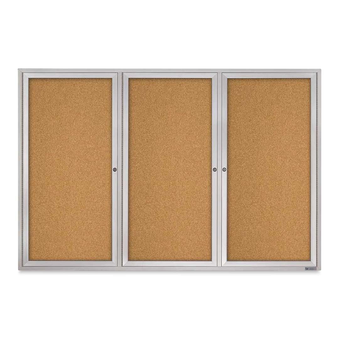 Open in modal - Outdoor Cork Board - 96" x 48", 3 Doors