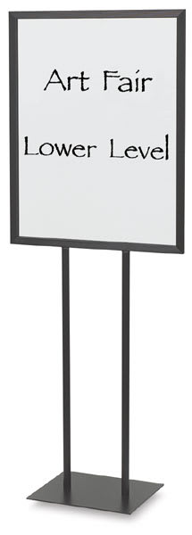 Open in modal - Testrite Black Sign Holder Stand