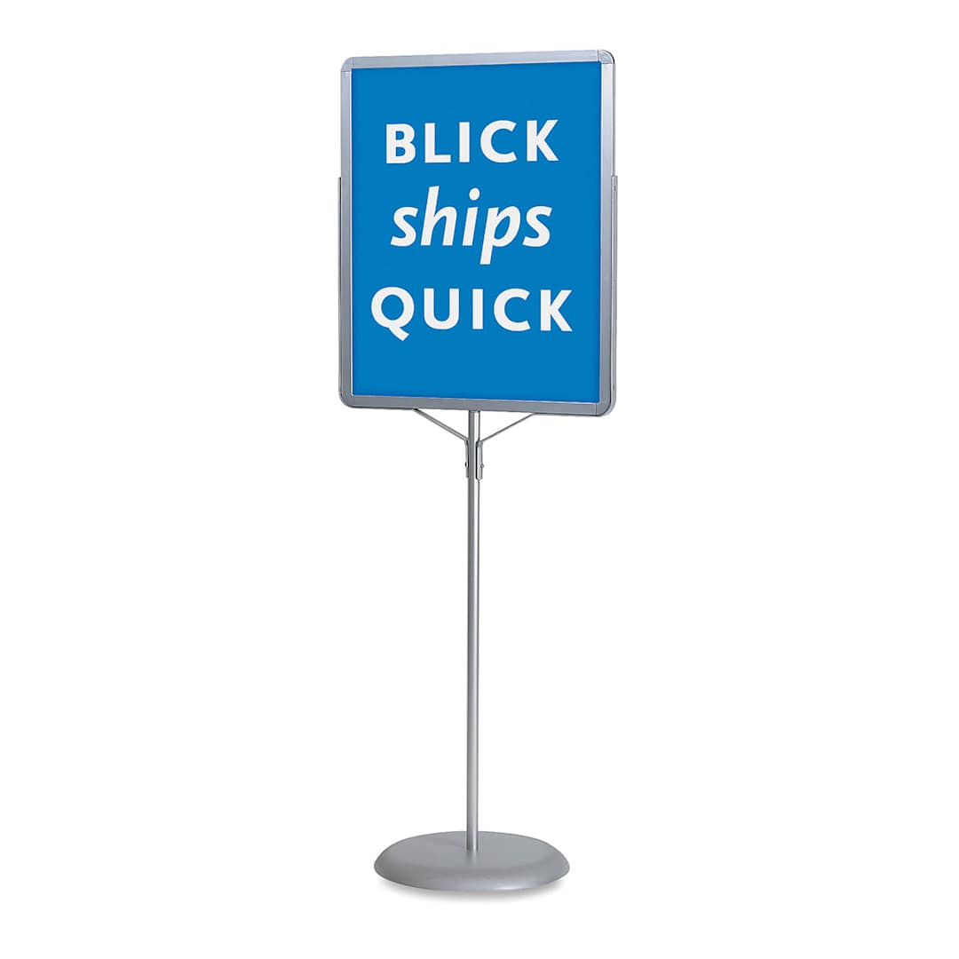 Open in modal - Testrite Silver Sign Holder Stand