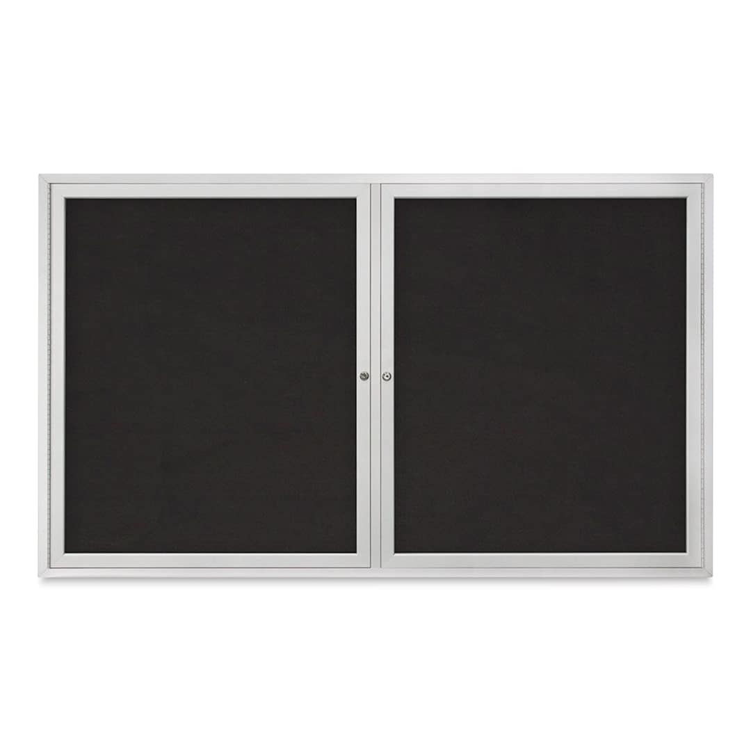 Open in modal - Tac-On Display Board, 2 Door - 60" x 36", 2 Door, Fabric