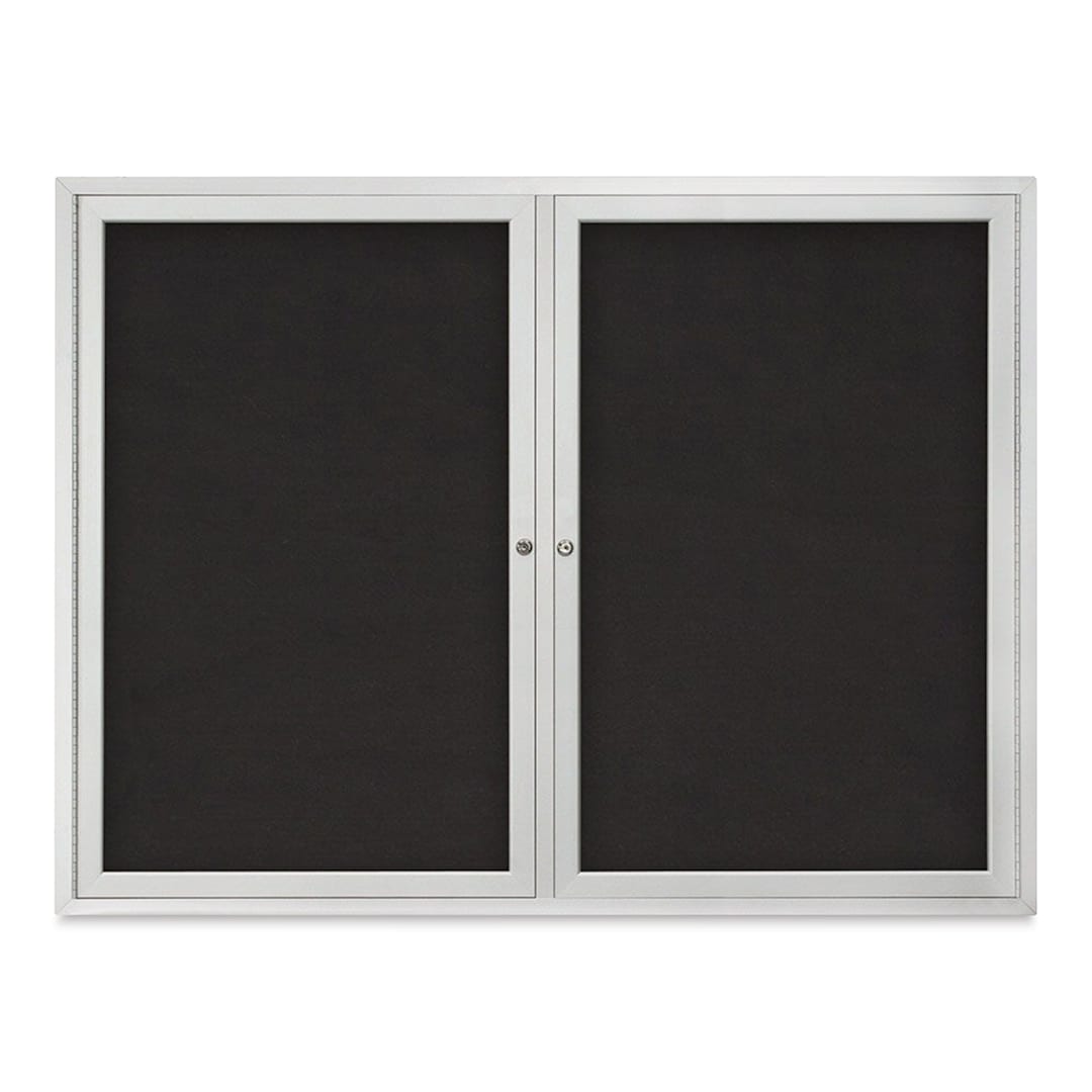 Open in modal - Tac-On Display Board, 2 Door - 48" x 36", 2 Door, Fabric